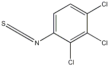 异硫代氰酸2,3,4-三氯苯基酯结构式