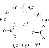 九水合硝酸铝结构式