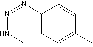 1-甲基-3-对甲苯基三氮结构式