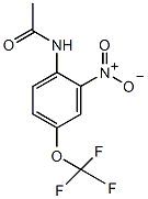 2-硝基-4-(三氟甲氧基)乙酰苯胺结构式