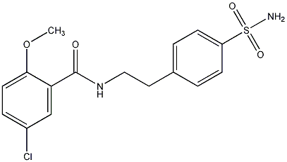 5-Chloro-2-methoxy-N-[2-(p-sulfamoylphenyl)ethyl]benzamide