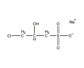 3-氯-2-羟基丙烷磺酸钠盐结构式