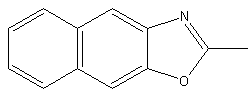 2-甲基萘并(2,3,d)氧氮杂茂结构式