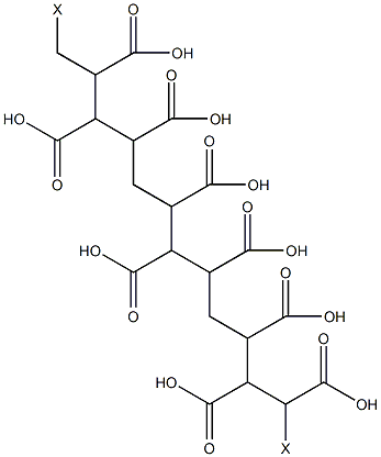 聚(败脂酸-co-马来酸)结构式