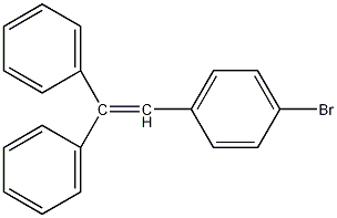 2-(4-溴苯基)-1,1-二苯基乙烯结构式
