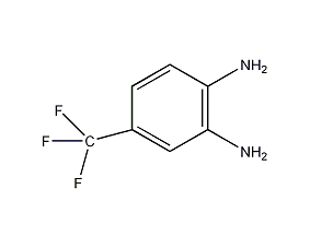 4-三氟甲基-1,2-苯二胺结构式