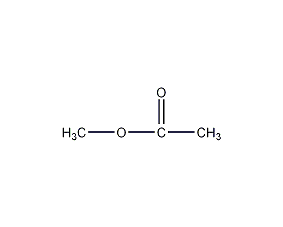 醋酸甲酯结构式