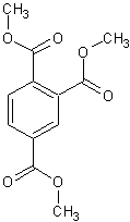 1,2,4-苯三甲酸三甲基苯结构式