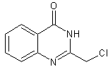2-(氯甲基)-4(3H)-喹唑啉酮结构式