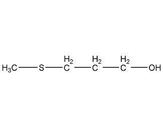 3-(甲硫基)-1-丙醇结构式