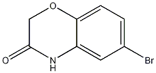 6-溴-2H-1,4-苯甲酸联氮-3(4H)-酮结构式