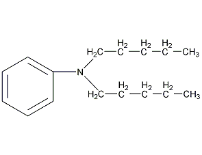 N,N-二戊基苯胺结构式