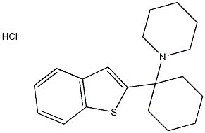 N-[1-(2-Benzo[b]thien-2-yl)cyclohexyl)]piperidine maleate