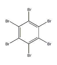 六溴苯结构式