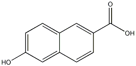 6-羟基-2-萘甲酸结构式