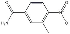 3-甲基-4-硝基苯甲酰胺结构式