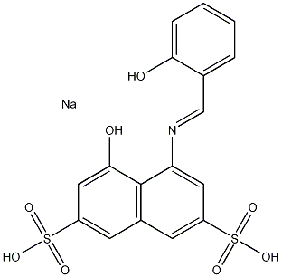 甲亚胺-H-单钠盐水合物结构式