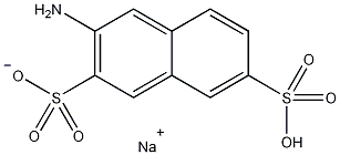 3-氨基-2,7-萘二磺酸单钠盐结构式