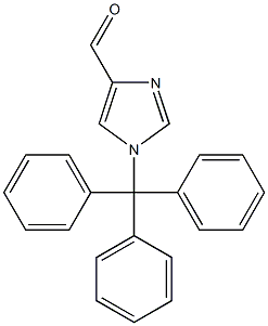 1-三苯甲基咪唑-4-甲醛结构式