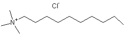 十烷基三甲基氯化铵结构式