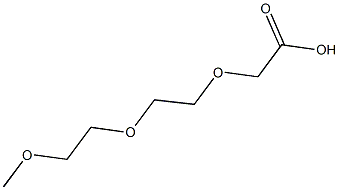 2-[2-(2-甲氧基乙氧基)乙氧基]乙酸结构式