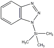 1-(三甲基甲硅烷基)-1H-苯并三唑结构式