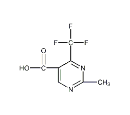 2-甲基-4-三氟甲基嘧啶-5-甲酸结构式