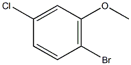 2-溴-5-氯苯甲醚结构式