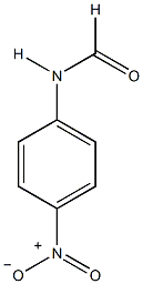 N-(4-硝基苯基)甲酰胺结构式