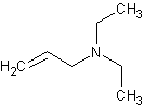 N,N-二乙基烯丙胺结构式
