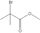 2-溴异丁酸甲酯结构式