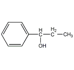 1-苯基-1-丙醇结构式