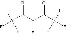 1,1,1,3,5,5,5七氟代戊烷-2,4-二酮结构式