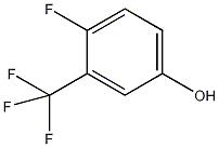4-氟-3-(三氟甲基)苯酚结构式