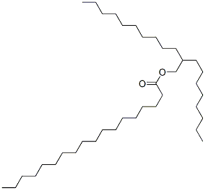 2-辛基十二醇硬脂酸酯结构式