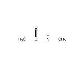 N-甲基乙酰胺结构式