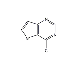 4-氯噻吩并[3,2-d]嘧啶结构式
