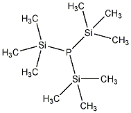 三(三甲硅烷基)膦结构式