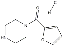 1-(2-呋喃甲酰基)哌嗪盐酸盐结构式