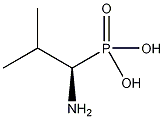 (R)-(+)-(1-氨基-2-甲丙基)膦酸结构式