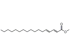 十七碳二烯酸甲酯结构式