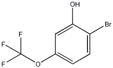 2-溴-5-(三氟甲基)苯酚结构式