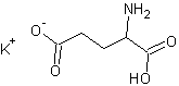 L-谷氨酸钾盐结构式