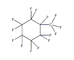全氟(甲基环己烷)结构式