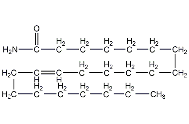 顺-13-芥酸酰胺结构式