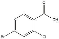 4-溴-2-氯苯甲酸结构式