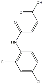 N-(2,4-二氯苯基)马来酰胺酸结构式