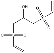 1,3-双(乙基硫砜基)-2-丙醇结构式
