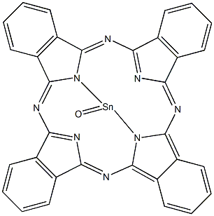 氧化锡(IV)酞菁结构式
