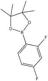 2-(4,4,5,5-四甲基-1,3,2-二氧杂硼烷-2-基)-1,5-二氟苯结构式